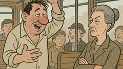 Vic: Pijani Mujo v tramvaju...