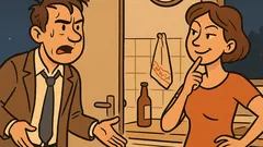 Vic: Mož pride pozno domov in reče...